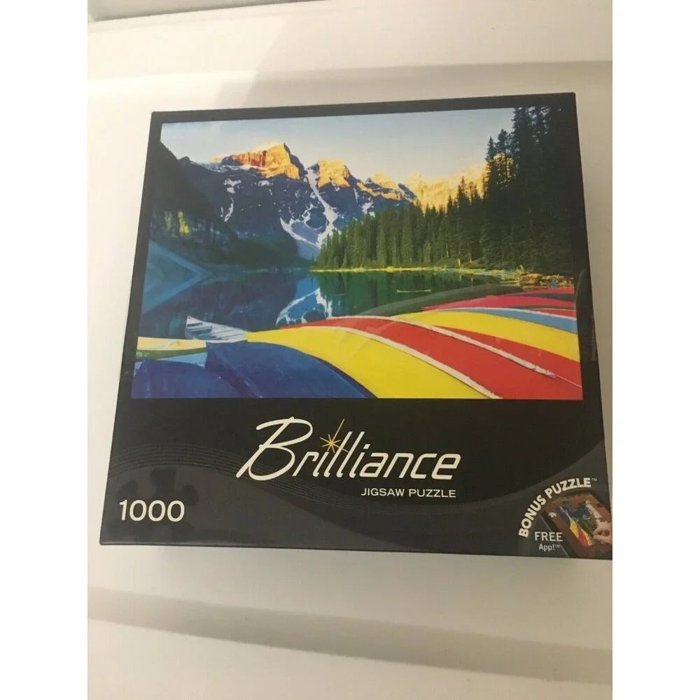 NEW Jigsaw Puzzle International Moraine Lake Banff Park Alberta Canada 1000piece